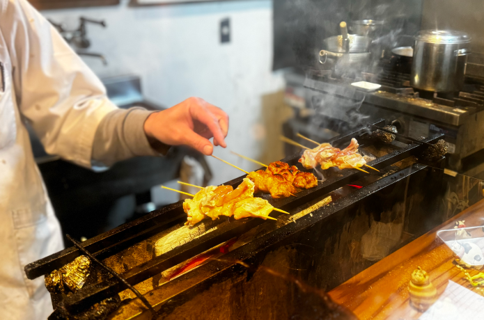 暫亭の焼き鳥