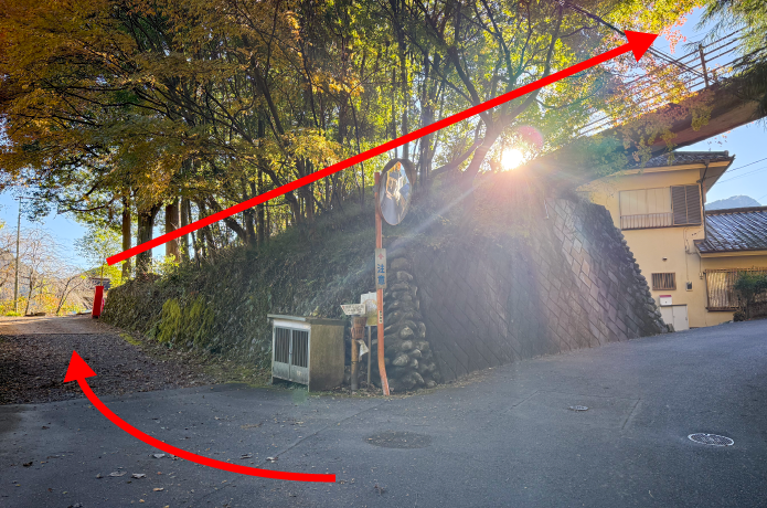 奥多摩駅から石尾根までの道順