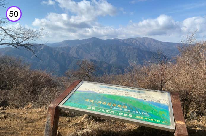 富士山・丹沢山塊の眺望