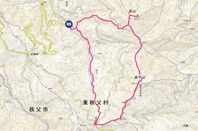 堂平山MAP