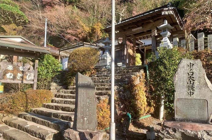 大山山麓の宿坊