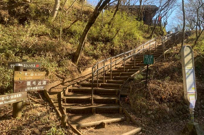 ヤビツ峠登山口