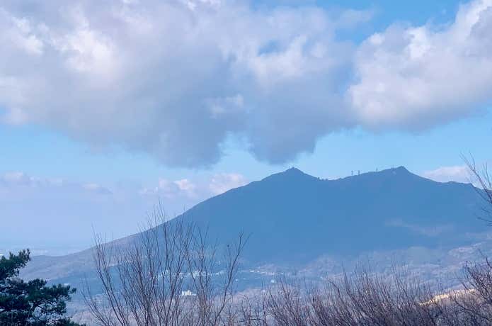 宝篋山からの筑波山