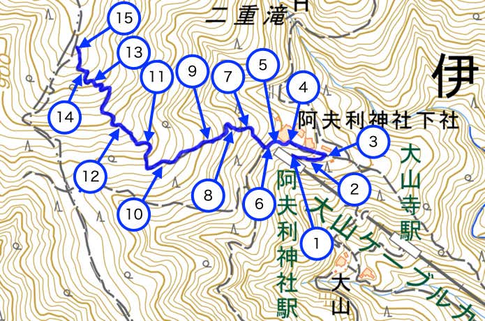 セクション①のマップ