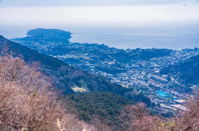 真鶴半島と相模灘の絶景