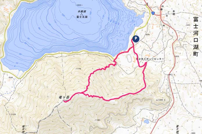竜ヶ岳MAP