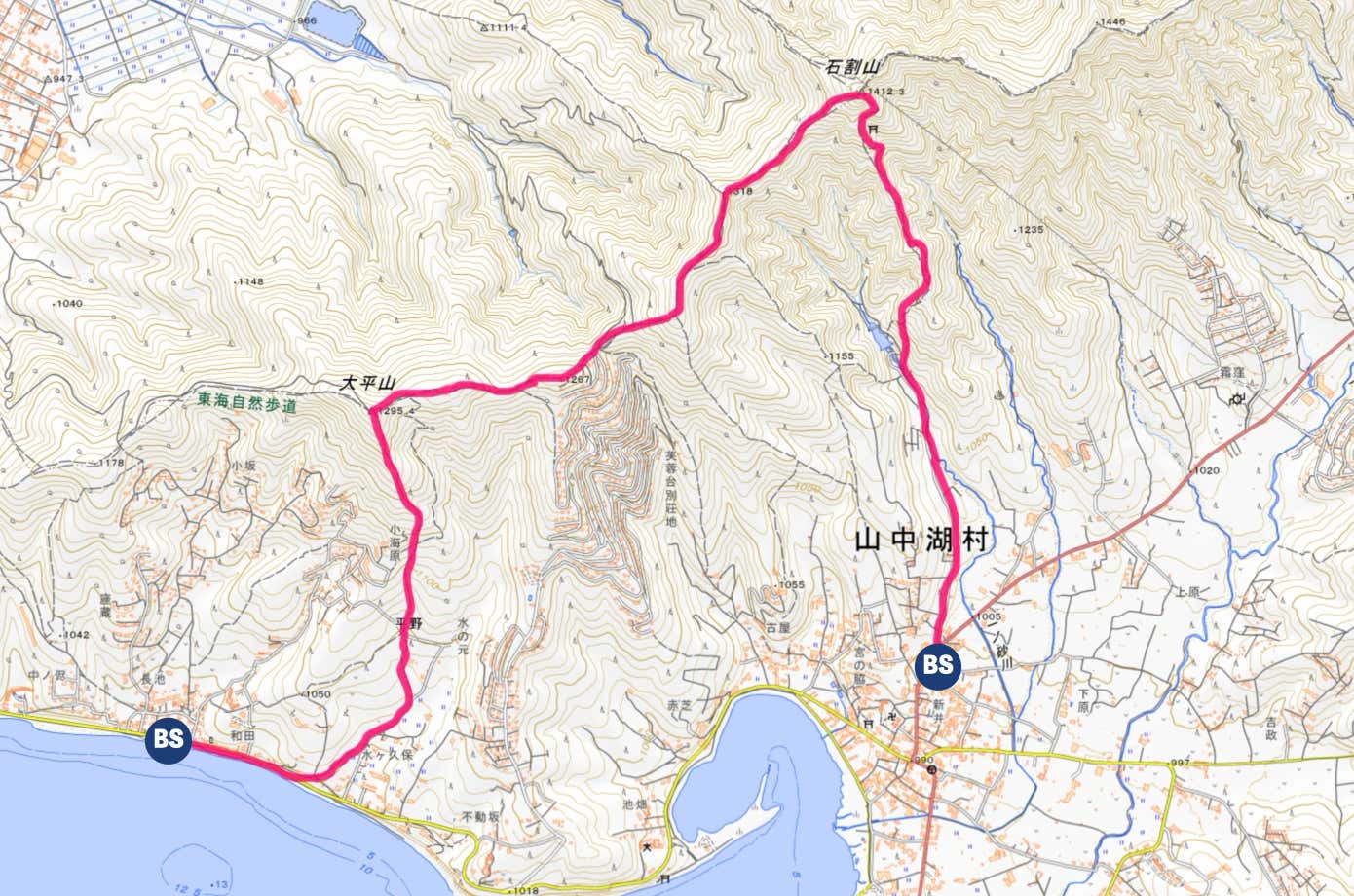 石割山MAP