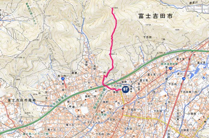 新倉山MAP