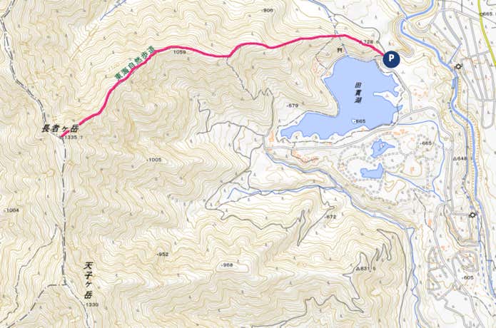 長者ヶ岳MAP