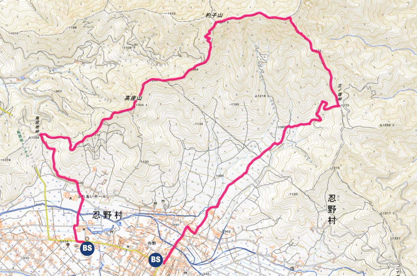 高座山MAP