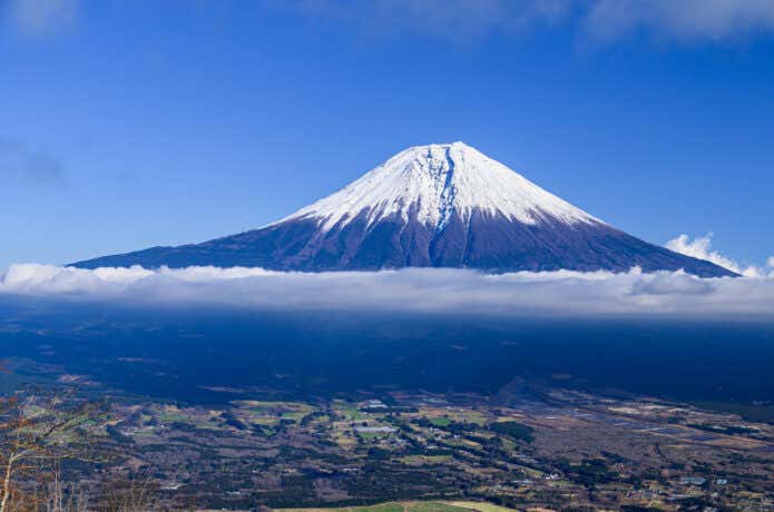 長者ヶ岳からの富士山