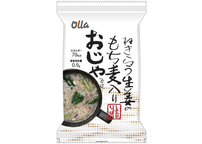 ねぎらう生姜のもち麦入りおじや
