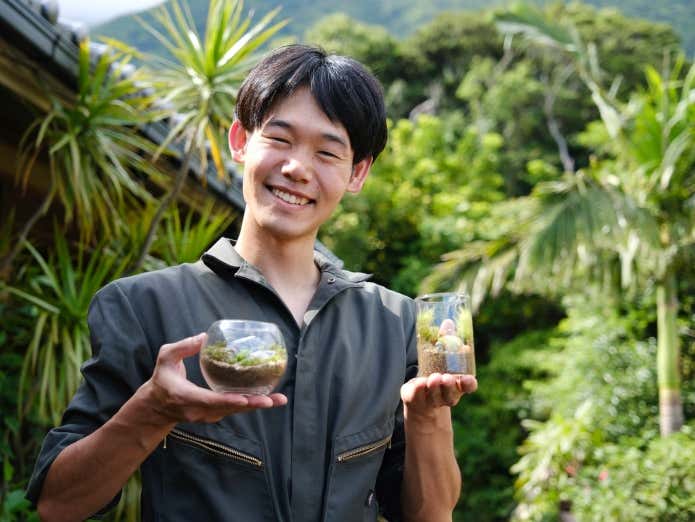 ワークショップ②|『苔玉・苔テラリウム』by 屋久島苔生産者の会 大水孝介