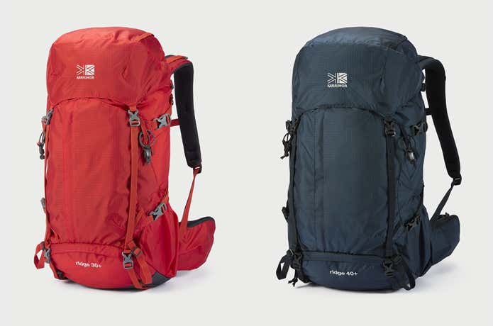 カリマー 登山用リュック ridge 30+と40+