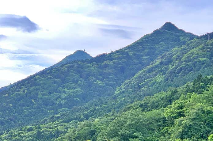 筑波山の双耳峰