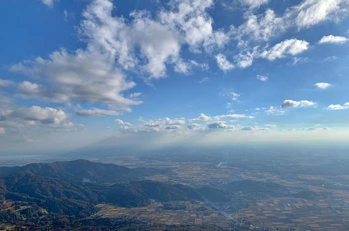 筑波山から見下ろす関東平野