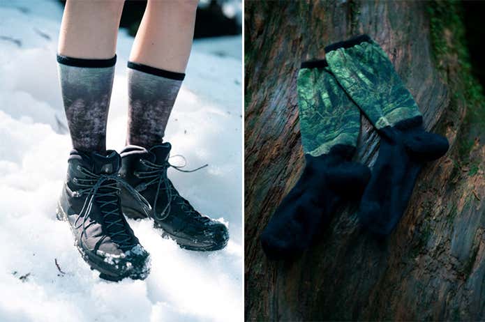 〈WOOL LABO〉YAKUSHIMA LIMITED EDITIONソックス(縄文杉 / 白谷雲水峡)