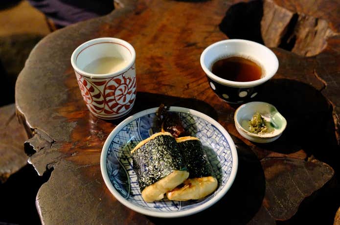 名物の甘酒と力餅
