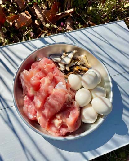 うずら中華ちまき材料