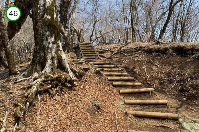 大丸への登り
