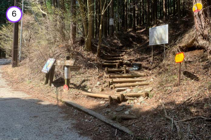 登山口