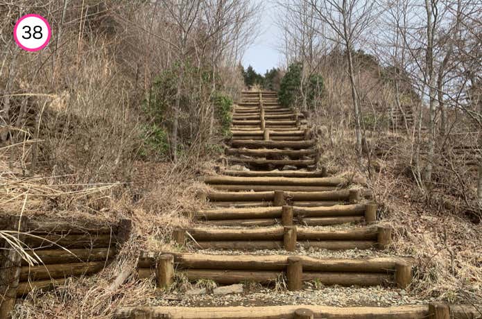 花立山荘への階段