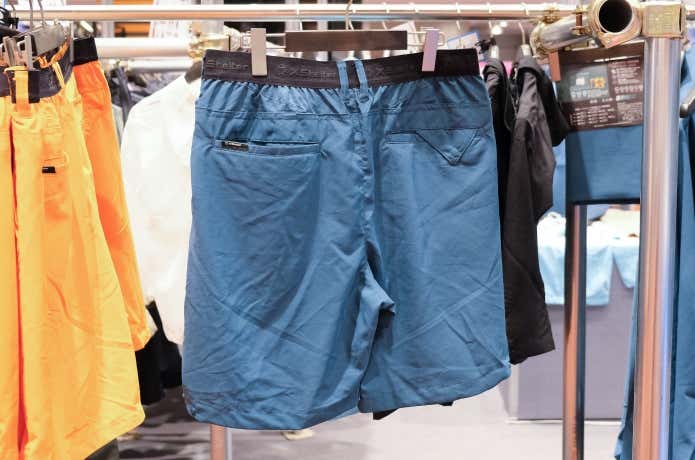 X Shelter 暑熱ショートパンツ　ヒップポケット