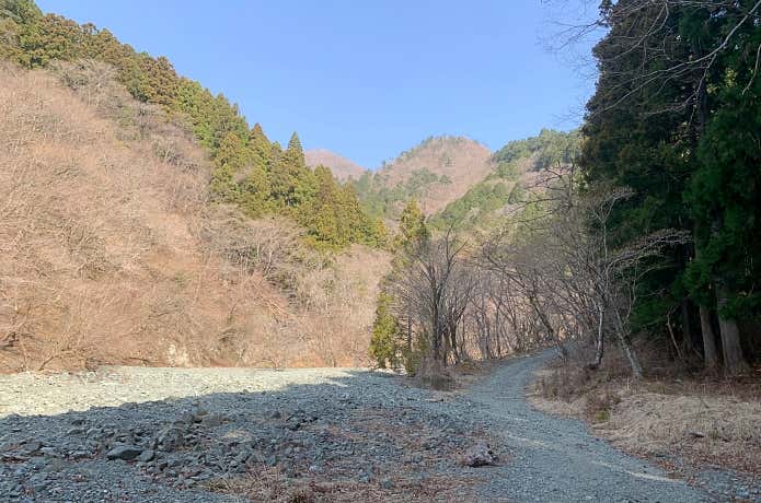 西山林道からの鍋割山