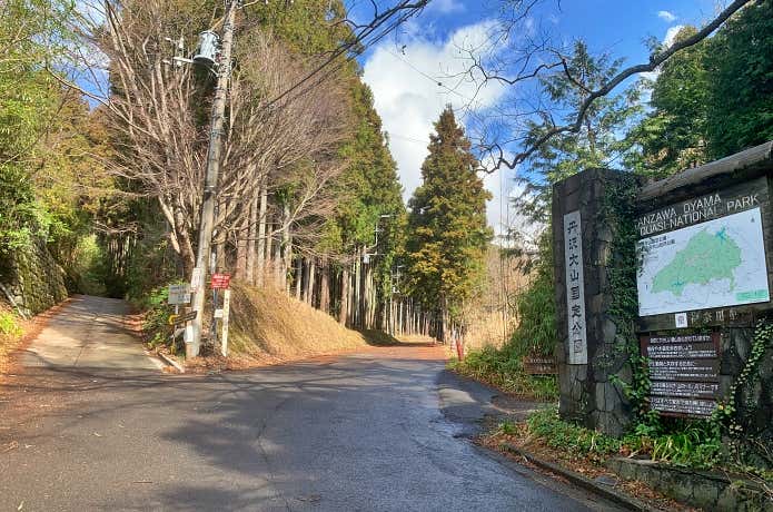 大倉からの登山道
