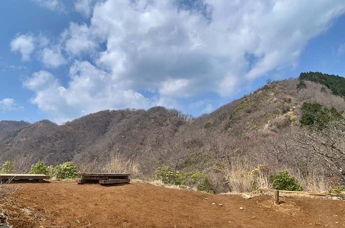 新大日・木ノ又大日と奥に見える塔ノ岳