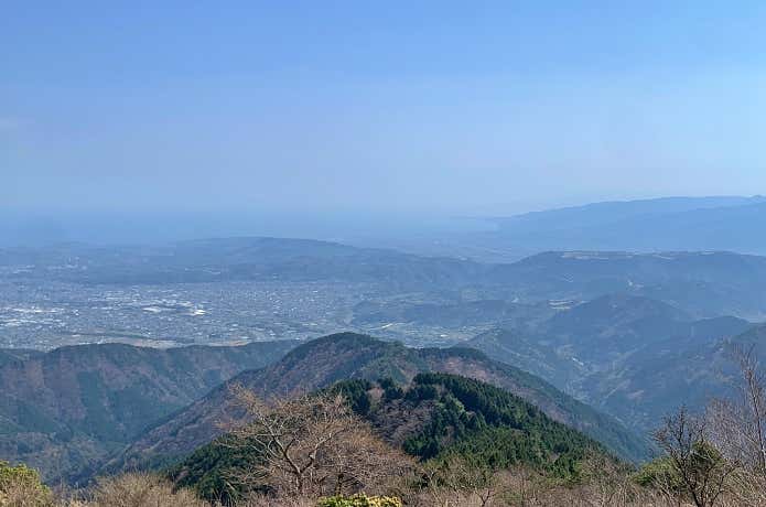 海に近い山ならではの相模灘の眺望