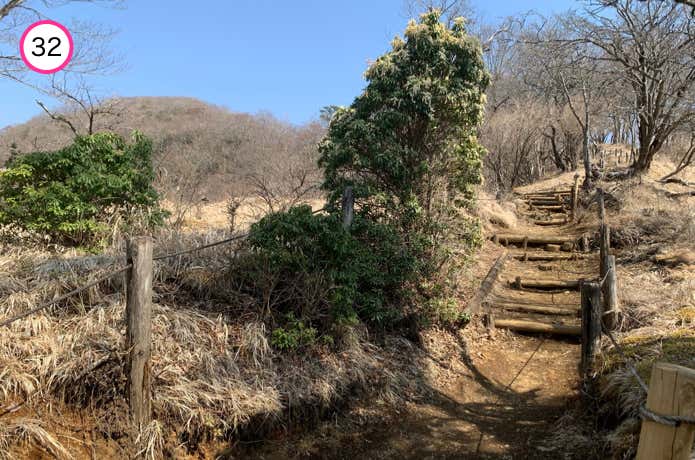 鍋割山が見えてくる