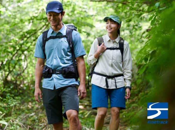 ファイントラックの山岳パンツのハーフ丈