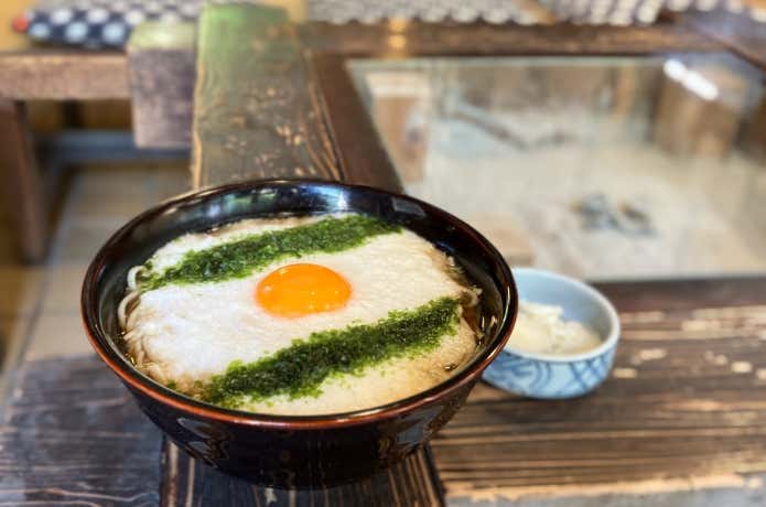 手打ち蕎麦 桔梗屋の山かけそば