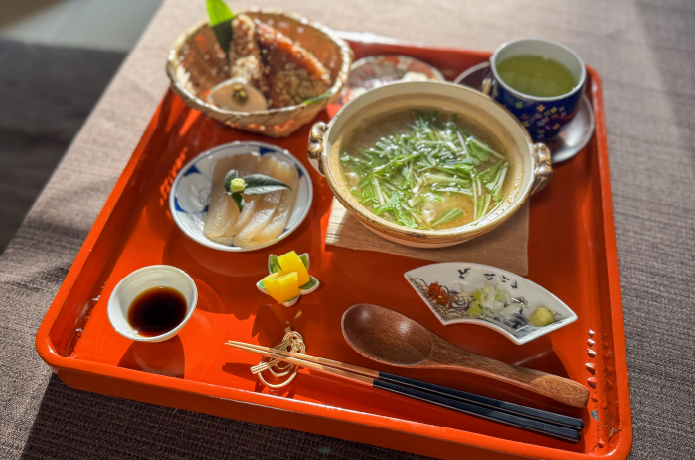 馬場家御師住宅の軽食