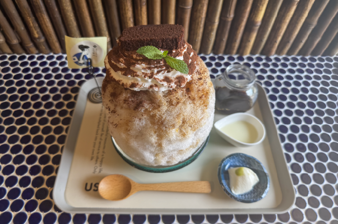 かき氷『チョコティラミス』