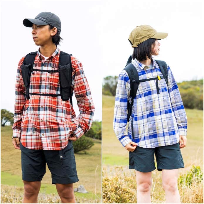Cシールドフレッシュチェックシャツ