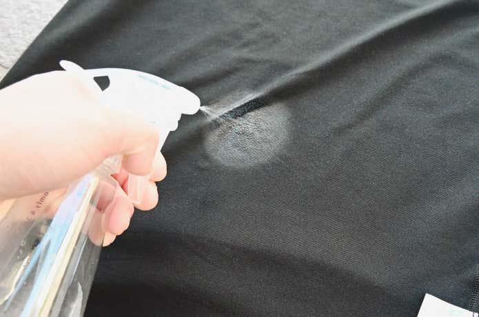 ドラスティックドライに水をかける