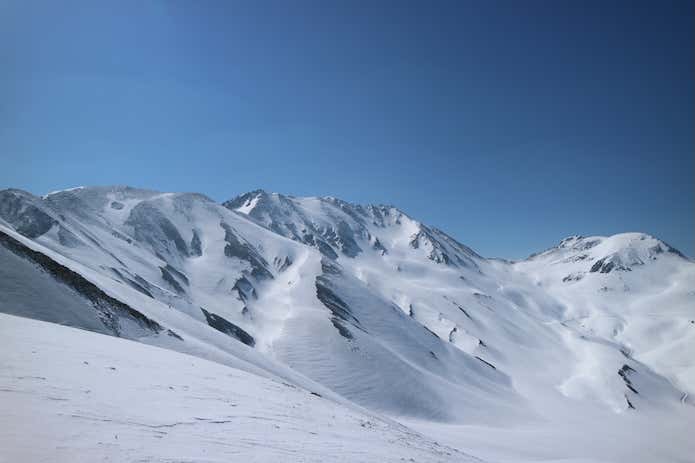 残雪期の立山