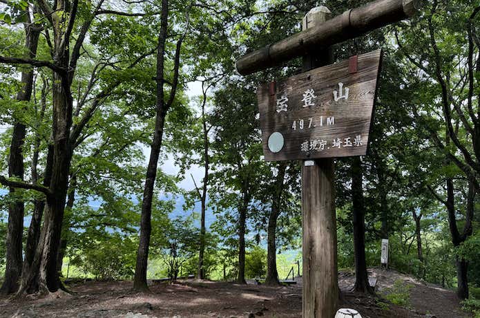 宝登山、山頂