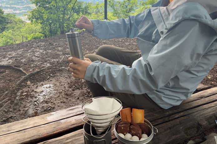 景色を楽しみながらちょっとリッチなコーヒータイム