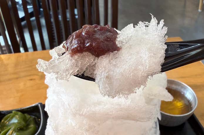 宝登山にきたら外せない、阿左美冷蔵のかき氷