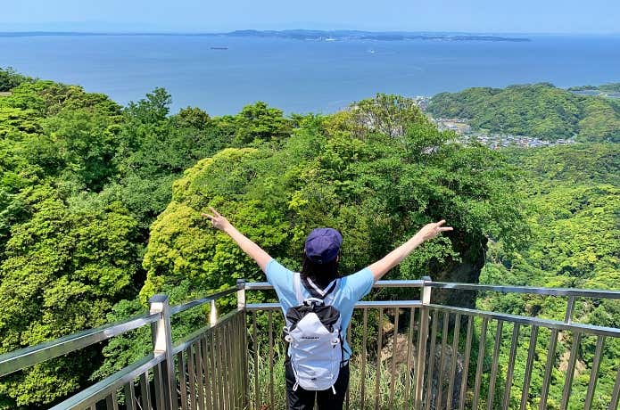 地獄のぞきから望む東京湾