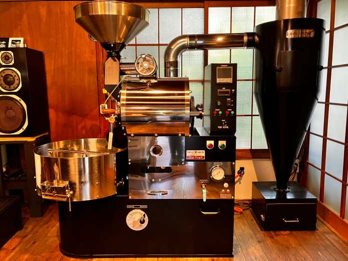 アメイズコーヒーハウスハコネの焙煎機
