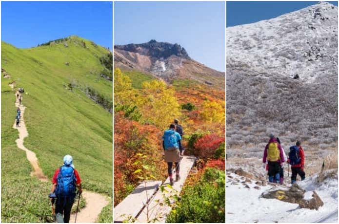 季節別(夏・秋・冬)の登山