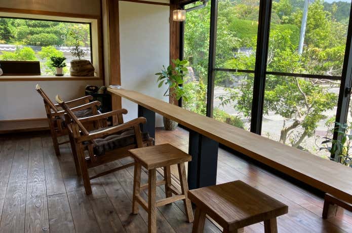 アメイズコーヒーハウスハコネの店内