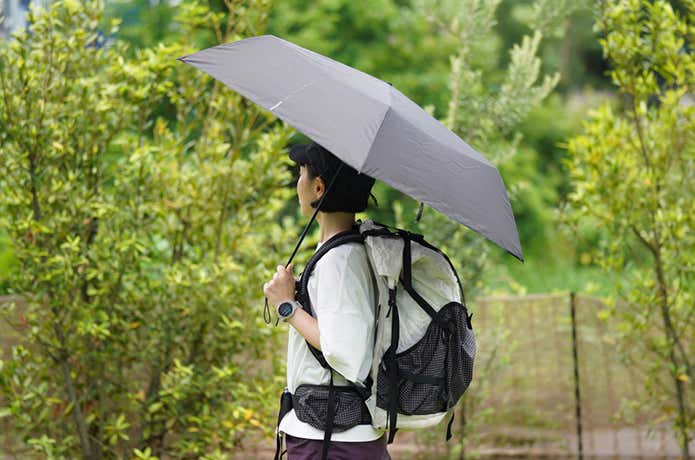 エバニュー Airy wide umbrella使用