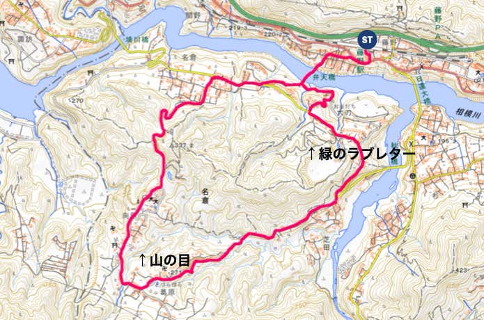 藤野芸術の道MAP