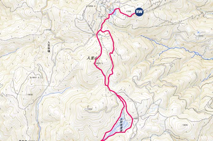 入笠山MAP
