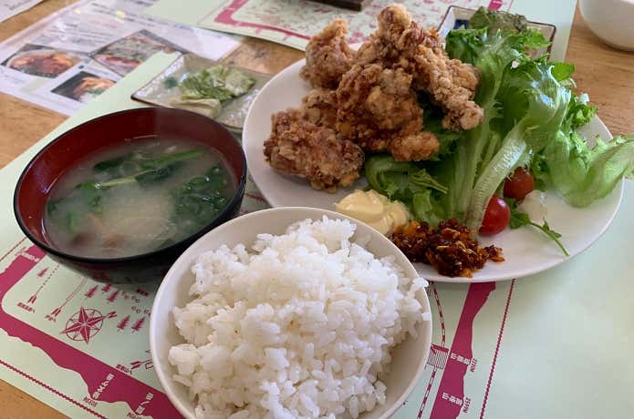 鶏のからあげ定食